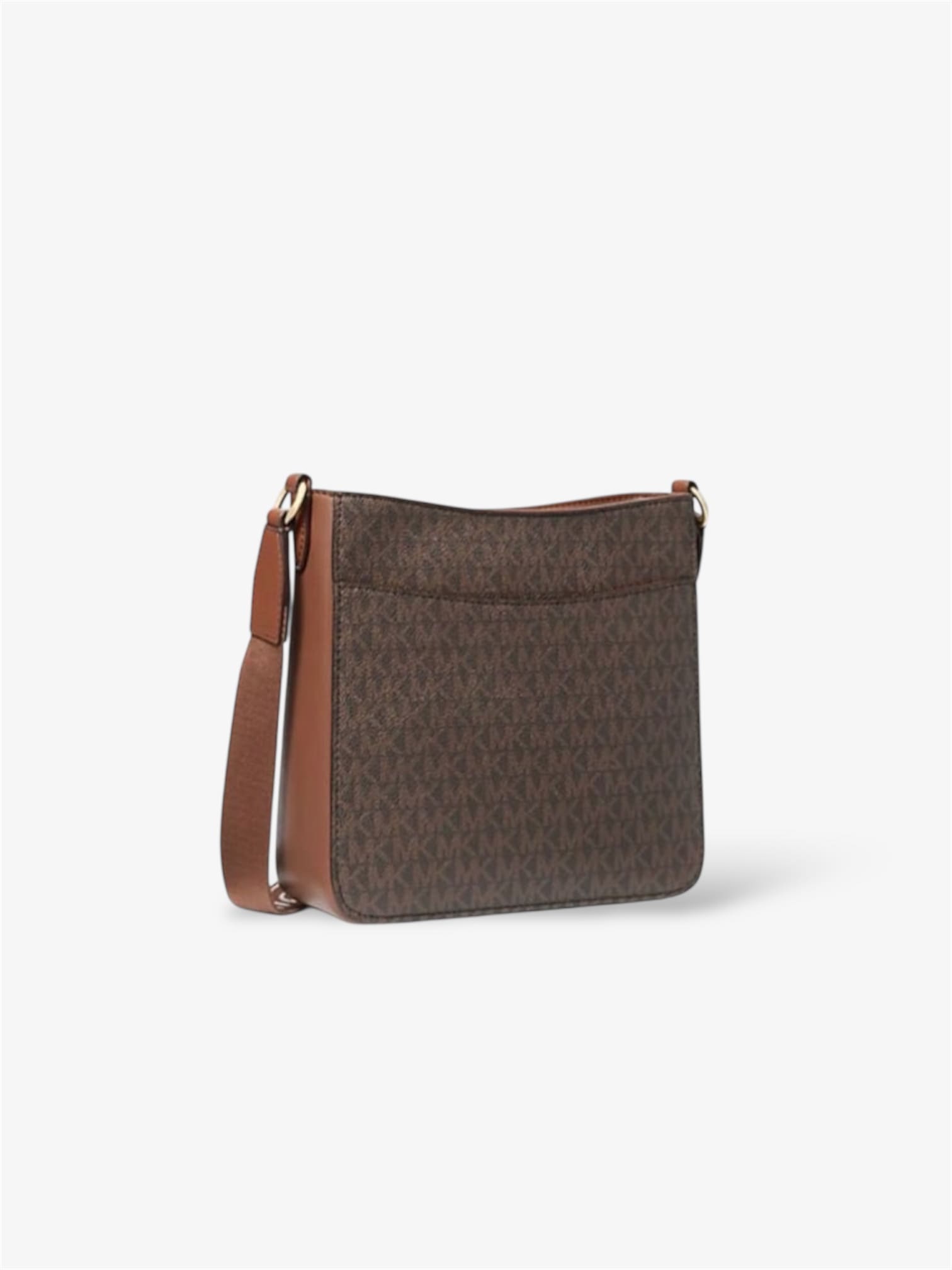 rueckansicht-der-michael-kors-messenger-bag-in-braun-mit-steckfach-und-logo-print