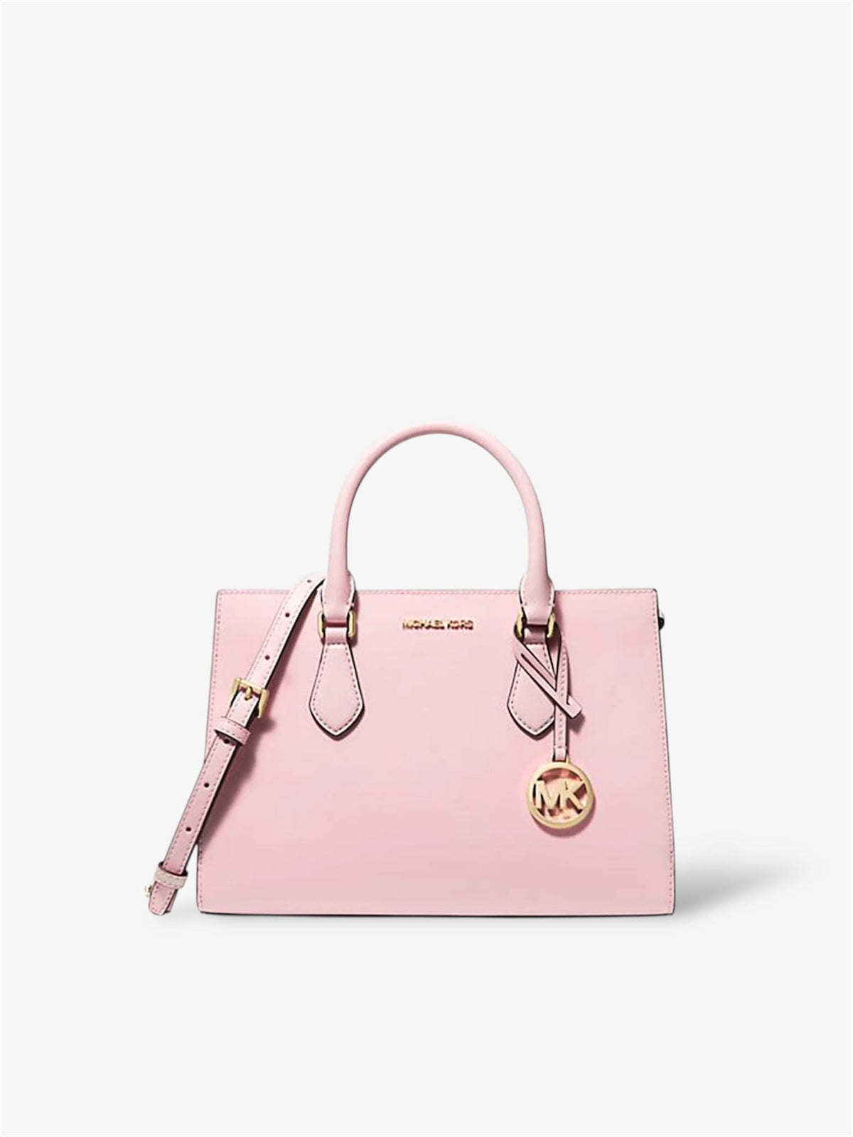 michael-kors-sheila-satchel-damen-in-powder-blush-frontansicht-mit-silberfarbener-hardware-und-abnehmbarem-schulterriemen