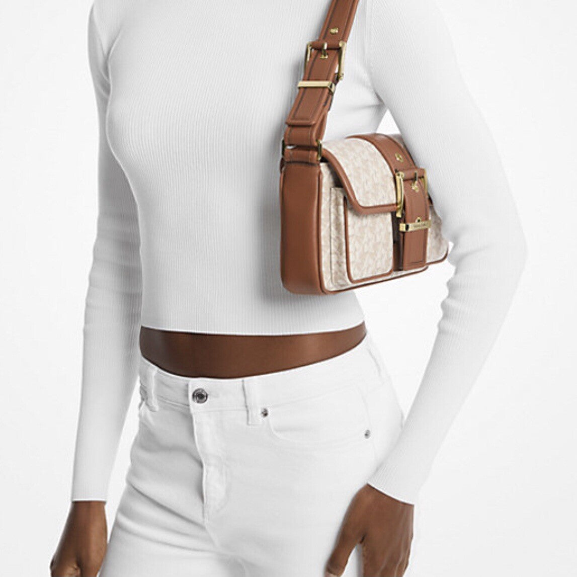 Michael Kors Colby Large Vanilla